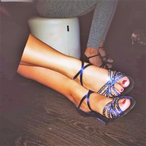 zapatos de baile de tira